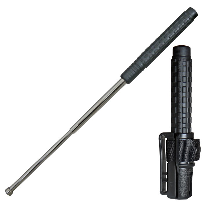 ESP, Teleskopschlagstock, Abwehrstock, BH-2 Profiholster, Gummigriff